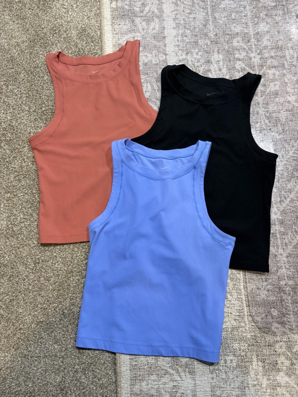 NWOT NIKE Zenvy Rib Tank Tops